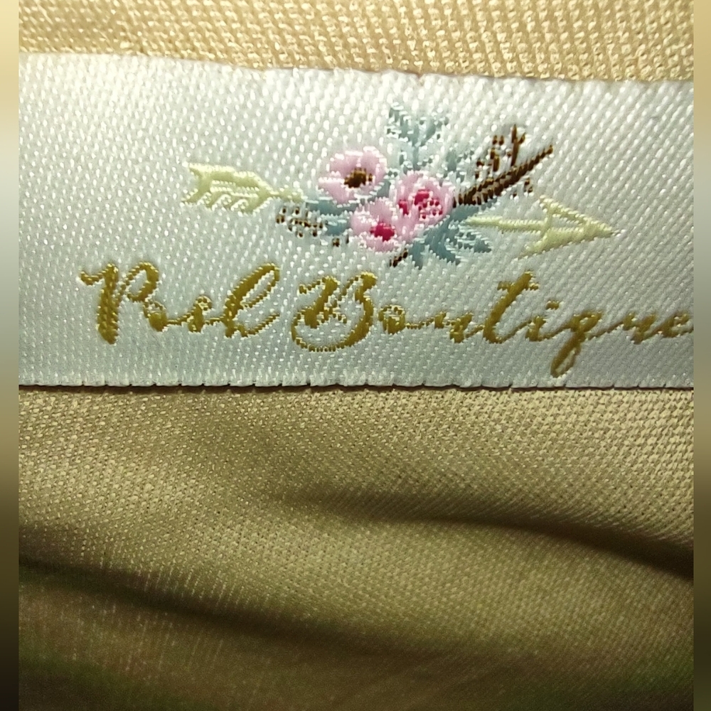 Sparkling Gold Sequins XL Top  Puffy Sleeves - Picture 9 of 11